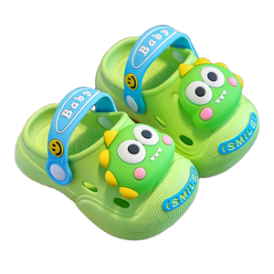 Chaussons Offre Spéciale personnalisés de luxe pour bébés été hiver maison style intérieur extérieur PVC semelle intérieure matériau sandales - Product Image 1