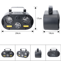 Projecteur d'effets de scène LED laser stroboscopique 5-en-1 OEM/ODM 50W RGB DMX512 à activation sonore pour discothèque, soirée et événement