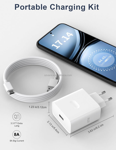 Cargador superrápido de 67W con cable USB para <span class=keywords><strong>OPPO</strong></span> 67W SuperVooc carga para <span class=keywords><strong>OPPO</strong></span> <span class=keywords><strong>Find</strong></span> N3 Flip X5 <span class=keywords><strong>Lite</strong></span> adaptador de viaje - Product Image 2