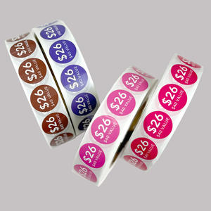 Logotipo personalizado privado Circular Adesivos Fabricante impermeável impresso logotipo personalizado etiqueta adesivos rolo - Product Image 3