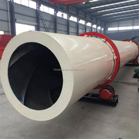 Máquina secadora de tambor rotatorio industrial de alta capacidad para motor de componente de núcleo de lodo de piedra caliza de aserrín de arena