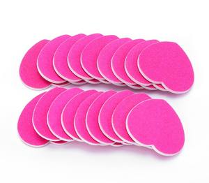 Nuevo creativo de la rosa en forma de corazón de lima de uñas pulido de doble cara uñas pulido de archivo de herramienta de la manicura - Product Image 3