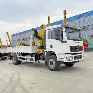 Camion grue articulée Shacman 4x2, grue à bras pliable de 12 tonnes pour le transport de marchandises et les secours routiers - Product Image 3