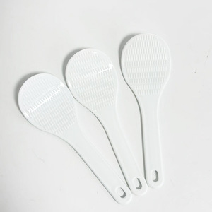 White Plastic PP Rice Ball Spoon Set For Sushi Making Minimalist Design Catering Use 1 20 Pcs - Product Image 4