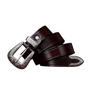 Ceintures en cuir de vache véritable sur mesure, couleur noire, boucle en acier, résistantes à l'eau, haute qualité, vintage, largeur 3,8 cm, ceintures BS - Product Image 4