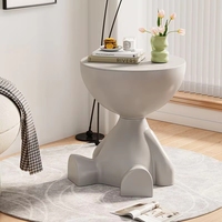 Table basse mobile mini-ours avec étagère de rangement pour enfants et adolescents, idéale pour chambre, balcon, maison