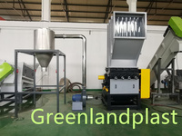 Broyeur de plastique robuste Greenlandplast, machine de recyclage de plastique, broyeur de plastique