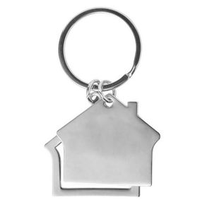 Llavero con Forma de Casa de Aleación de Zinc con Logotipo Personalizado, Llaveros Promocionales, Regalos Publicitarios para Agencias Inmobiliarias - Product Image 4