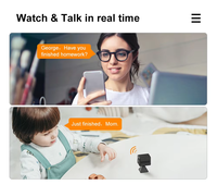 Caméra de sécurité sans fil OiKay Smart 4G LTE 2K avec détection de mouvement PIR, audio bidirectionnel, vision nocturne, cube pour la maison, l'intérieur, les bébés et les animaux domestiques