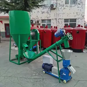 Wholesale Price Vertical Type 0.5-1 T per hour animal Feed Grinding And Mixing Machine