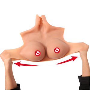 Lage Nek Realistische Valse Siliconen Vrouwelijke Borstvormen Nep Siliconen Borstplaat Borsten Prothese Cosplay Voor Vrouwen Borstimplantaat - Product Image 6