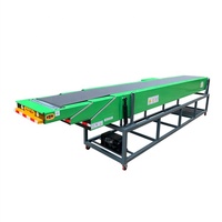 Bande transporteuse de chargement et de déchargement de conteneurs Rouleau de convoyeur de transport logistique Rampe de chargement et de déchargement de tambours télescopiques