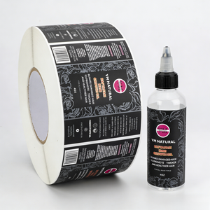 Botella <span class=keywords><strong>de</strong></span> <span class=keywords><strong>Aceite</strong></span> Capilar Impermeable Personalizada con Etiquetas Personalizadas, Etiquetas Adhesivas Impresas con Logotipo BOPP para Botellas con Gotero <span class=keywords><strong>de</strong></span> <span class=keywords><strong>Aceite</strong></span> Capilar - Product Image 1