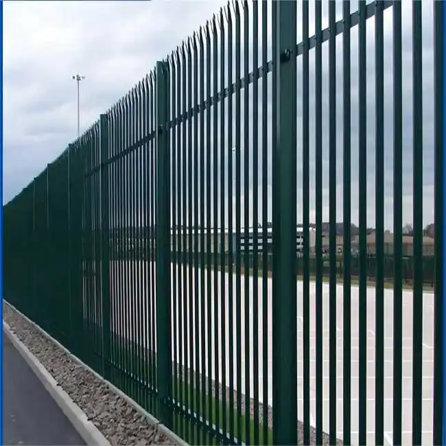 Wholesale Hot Sale D and W type Colorful galvanized Steel Palisade Fence