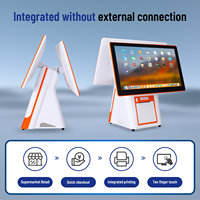 Équipement de point de vente tactile Android WiFi, terminal NFC, machines de paiement avec écran client