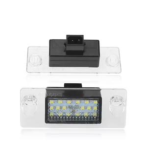 Lampes de <span class=keywords><strong>plaque</strong></span> <span class=keywords><strong>d</strong></span>'<span class=keywords><strong>immatriculation</strong></span> LED SMD blanches 18 Emark approuvées NSSC Canbus pour Audi A4 B5 1995-01 - Product Image 4