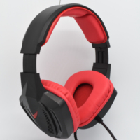 Casque de jeu Aesonic GM-896MV en gros, filaire 3,5 mm, circum-auriculaire, stéréo, faible latence, avec ENC, étanche IPX-7, câble de 2 m
