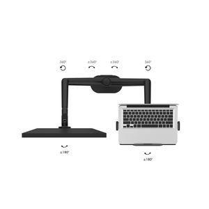 <span class=keywords><strong>Support</strong></span> de <span class=keywords><strong>moniteur</strong></span> LCD multimédia en aluminium de 27 pouces + <span class=keywords><strong>support</strong></span> de tablette pour ordinateur portable, <span class=keywords><strong>support</strong></span> de table pour <span class=keywords><strong>double</strong></span> <span class=keywords><strong>moniteur</strong></span>, bras de montage de <span class=keywords><strong>bureau</strong></span> - Product Image 5