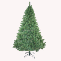180CM Fichten-PVC-Klapp-Weihnachtsbaum für Außendekoration mit Standfuß aus Metall