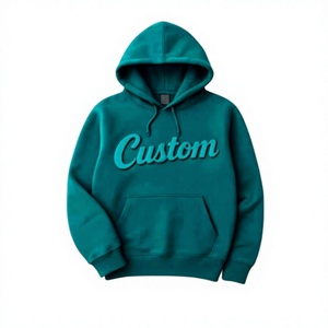 Hoodie Streetwear Personnalisé Coupe Boxy Oversize Épaules Tombantes Effet Vieilli Broderie Détails Strass Délavé à l'Acide MOQ 10 - Product Image 1