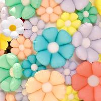 Ballons en aluminium imprimés UV couleur macaron de marque NAMAY, modèle fleur de marguerite à l'hélium NAMAY-5682 pour mariage et fête d'anniversaire, vente en gros