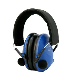 Hearing Protection Headset electronic Noise Reduction Safety Ear Muff Hearing Protection adjustable headband Earmuffs