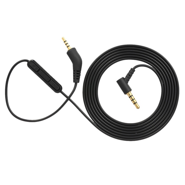 3.5mm to 2.5mm Audio Cable for BOSE QC3 with Mic Volume Control Line-control Headphones Cord Line