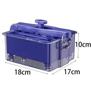 NISEVEN - Molde para Hacer Tofu 2 <span class=keywords><strong>en</strong></span> 1, Diseño Creativo, para Cocina, Molde para Queso, ABS Azul y Acero Inoxidable, Prensa para Tofu - Product Image 2