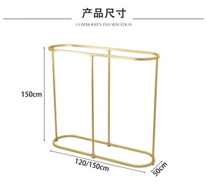 <span class=keywords><strong>Porte</strong></span>-vêtements ovale détachable moderne pour l'exposition de vêtements pour hommes, femmes et enfants dans les magasins, les boutiques ou les salles d'exposition à domicile - Product Image 3