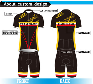 Ropa deportiva con logotipo de equipo personalizado, venta al por mayor, camisetas de <span class=keywords><strong>ciclismo</strong></span> baratas sublimadas - Product Image 5