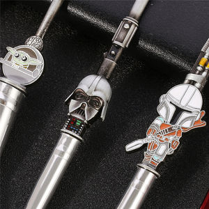 Ensemble de 5 pinceaux de maquillage Star Wars, <span class=keywords><strong>Darth</strong></span> <span class=keywords><strong>Vader</strong></span>, Yoda, Baby, en métal - Product Image 2