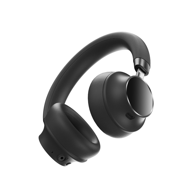 Black Hybrid Active Noise Cancelling with NRR 40db Best Sound Quality Black ANC Headphones Wireless Super Bass Headset Black