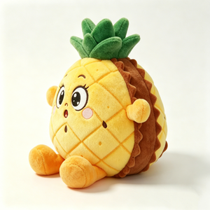 Peluche de Piña Personalizado, Juguete de Peluche Suave con Cara Sorprendida, 31cm-50cm, Unisex para Niños de 2 a 4 Años - Product Image 4