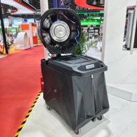 Ventilateur brumisateur d'eau de 22 pouces, 11800 m³/h, portée de brumisation de 50 pieds pour le refroidissement des espaces intérieurs et extérieurs