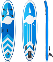Planche à pagaie gonflable debout de planche de surf de 10FT surfant avec des ailerons amovibles