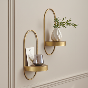 Étagères murales en aluminium exclusives, best-sellers, pour une décoration intérieure design, créant une fonction de rangement murale sophistiquée - Product Image 1