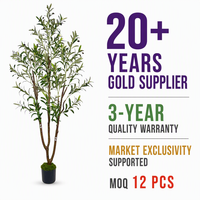 Arbre d'olivier artificiel réaliste, plante en pot artificielle, branches naturelles, décoration intérieure, maison, café, commerce de détail, projet OEM, vente en gros