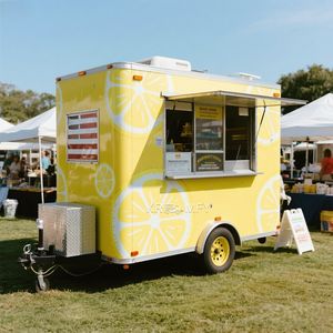 2025 Mobile Bar Ice Coffee Crepe Hot Dog Candy Trailer Food Truck For <b>Sale</b> Remolque De Comida - Product Image 4