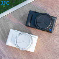 Capuchon d'objectif automatique noir/argent JJC compatible avec les appareils photo Sony ZV-1 II et ZV-1 objectif et accessoires de haute qualité