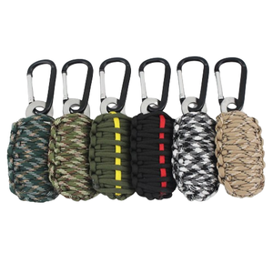 Paracord Hand <span class=keywords><strong>Grenade</strong></span> 18 en 1 <span class=keywords><strong>Kit</strong></span> de emergencia al aire libre Senderismo Camping Caza <span class=keywords><strong>Kit</strong></span> de preparación - Product Image 1