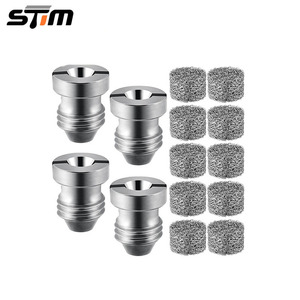 Stim High Pressure Washer Nozzle Head 3000Psi Stainless Steel Foam Gun Parts With Filter For Car Wash - Product Image 1
