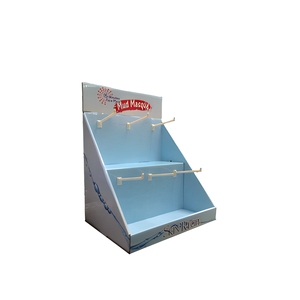 Expositor de Cartón Impreso Personalizado con Ganchos, Expositor de Papel Ecológico PDQ con Ganchos para Mostrador para Tiendas Minoristas - Product Image 4