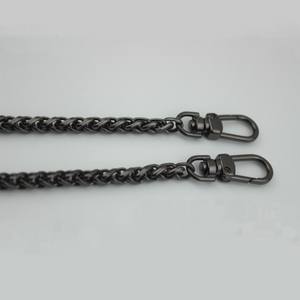 <span class=keywords><strong>Tracolla</strong></span> a Catena a Spiga in Metallo da 120 cm 47'' di Ricambio per Borsa <span class=keywords><strong>Oro</strong></span> Argento Canna di Fucile con Ganci per Creazione Borse Fai-da-Te - Product Image 5