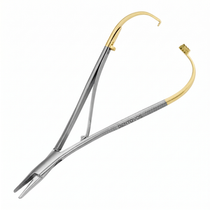 Pinzas de Ortodoncia Dentovos Premium Mathieu, Portaagujas Dentales de Acero Inoxidable 420 con Mango Ergonómico Manual - Product Image 1