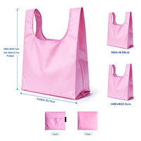 Sac fourre-tout personnalisable en nylon recyclé, écologique, imperméable, pliable, premium, rayé, pour la plage ou le marché, réutilisable