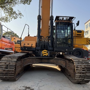 Excavadora de cadenas grande Hyundai 520L-9VS usada con pintura original, maquinaria pesada - Product Image 2