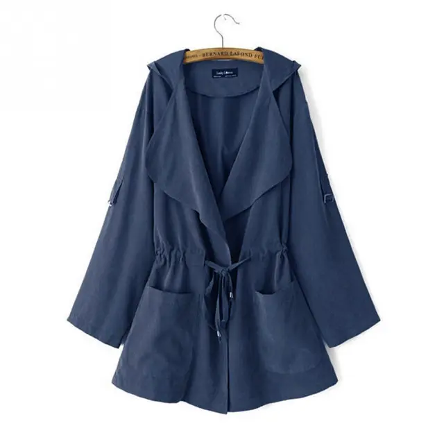 2019 Europe export fashion design many colors loose wind jacket casual hoodie coat for girl