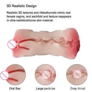 Caja de Juguetes Sexuales para Hombre, Funda de Silicona de Bolsillo, Labios Realistas para Adultos, Masturbación Vaginal, Juguetes Sexuales para Hombre, Masturbadores, Caja de Juguetes Sexuales - Product Image 4