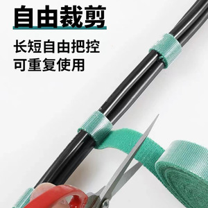 Cinta de Velcro para Plantas Yiwu Sanxin, 1 cm x 5 m, Verde, para Jardinería, Soporte, Fijación de Plantas Trepadoras, Ramas y Arreglos Florales - Product Image 3