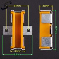 Accessoires d'ascenseur Doublure de chaussure de guidage sans chambre pour machine d'ascenseur 100*16 100*10 100*6 Pièces de porte d'ascenseur